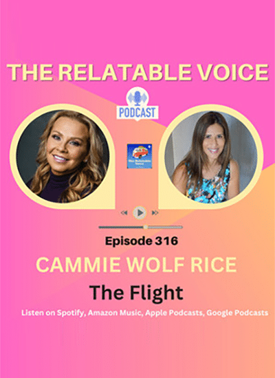 You are currently viewing Cammie Talks to the Relatable Voice Podcast